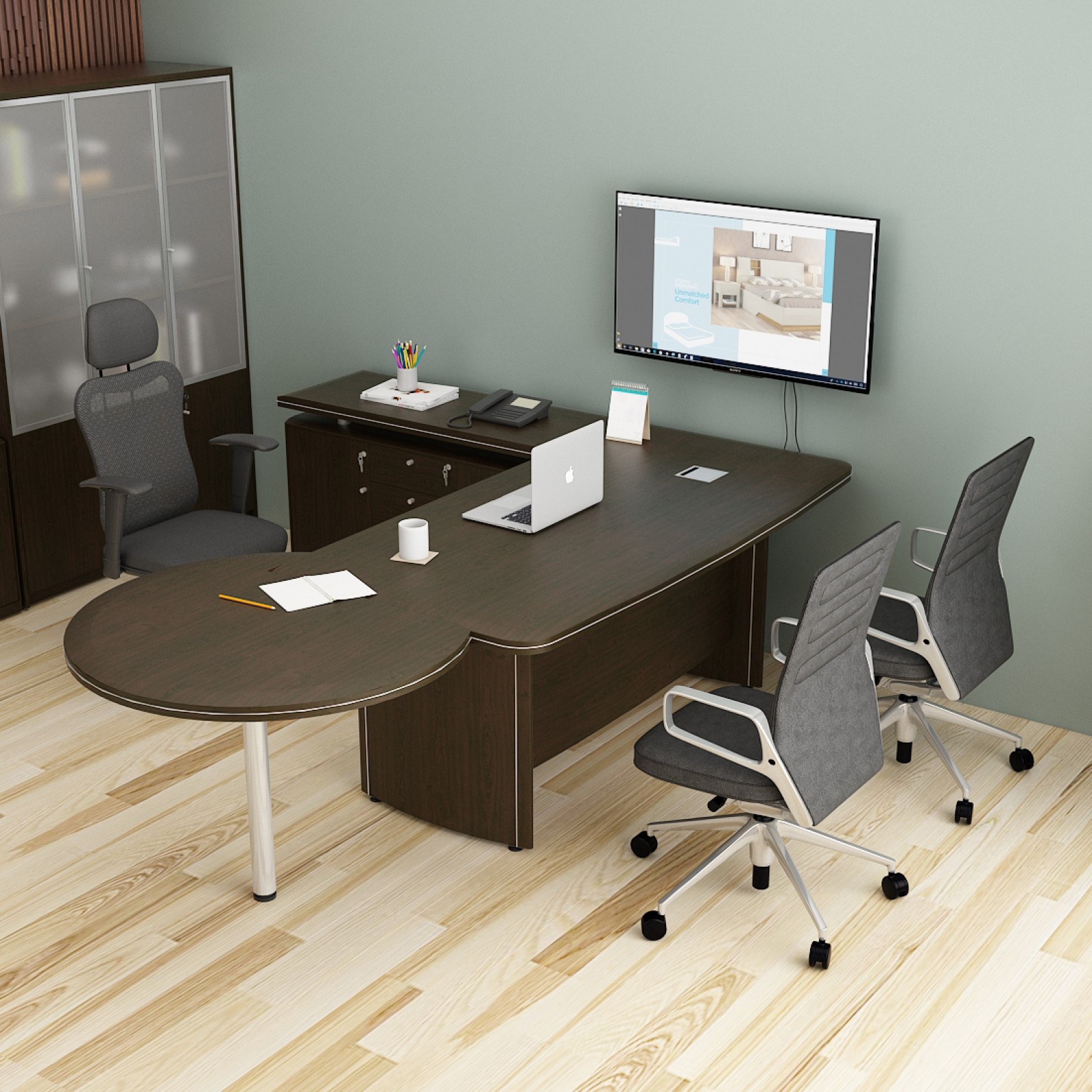 Z-line Director Tab 2530x2100x750 Lhs Wt Gab End - Vermount
